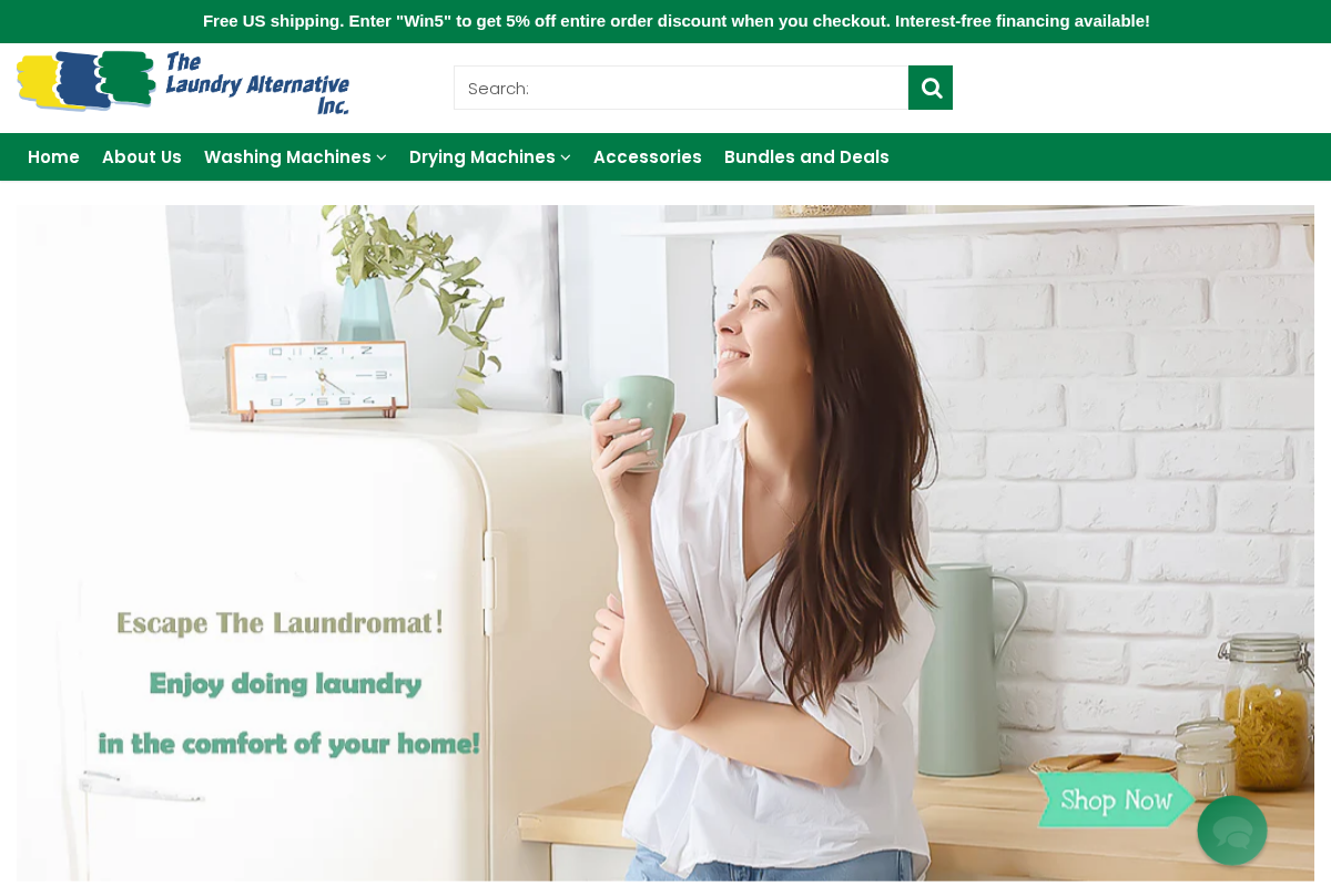 Laundry Alternative homepage screenshot