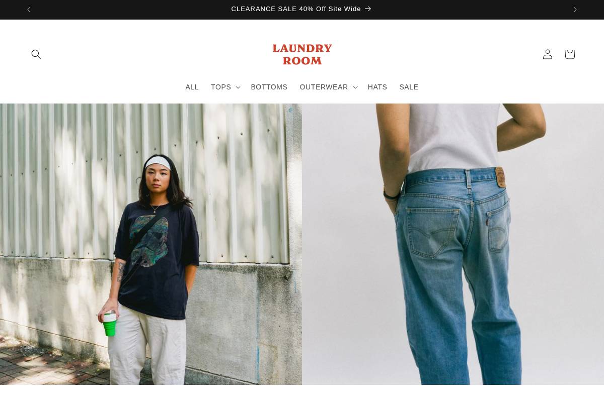 laundryroomvintage.com homepage screenshot