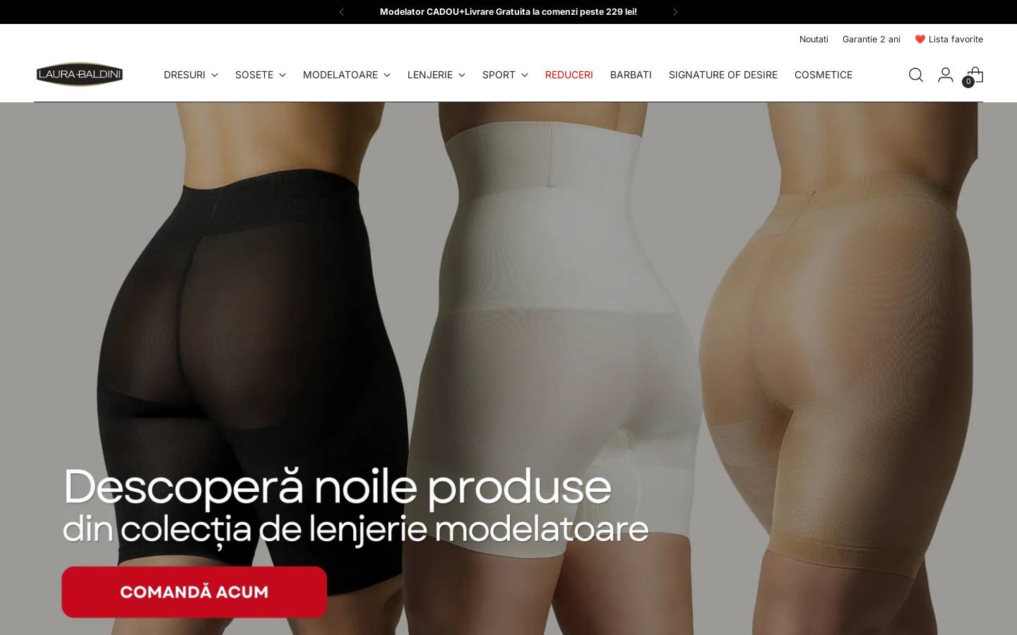 laurabaldini.ro homepage screenshot