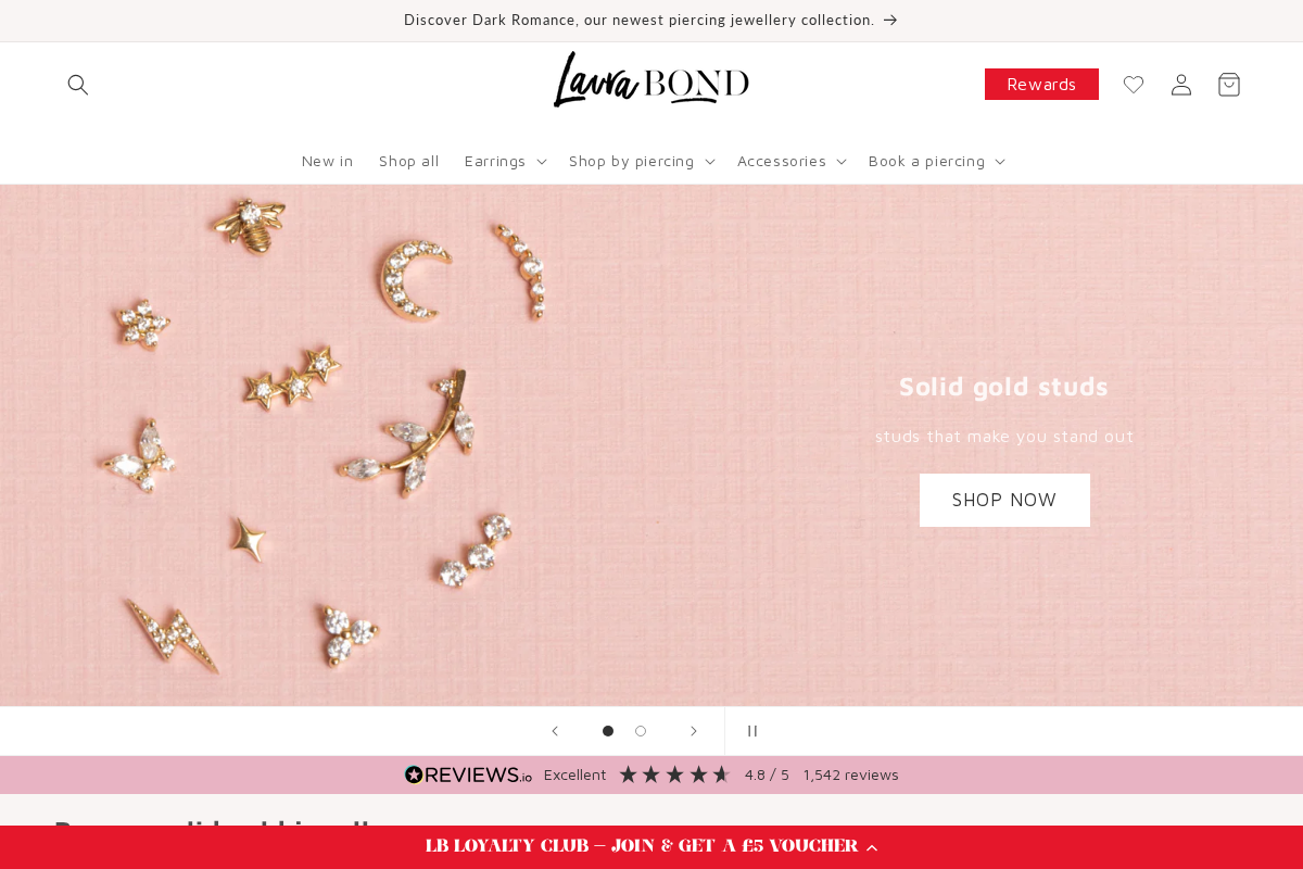 Laura Bond Limited homepage screenshot