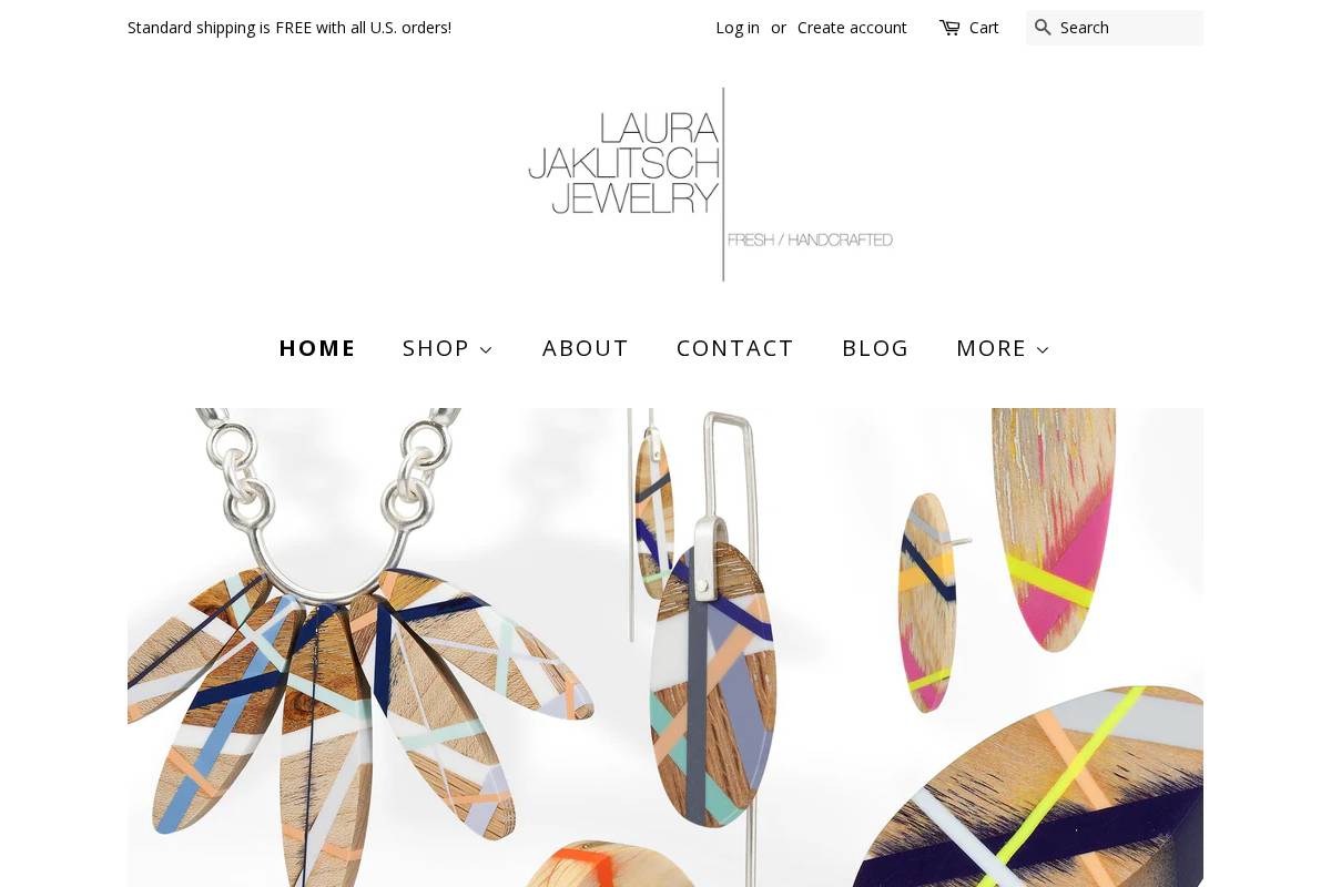 laurajaklitsch.com homepage screenshot