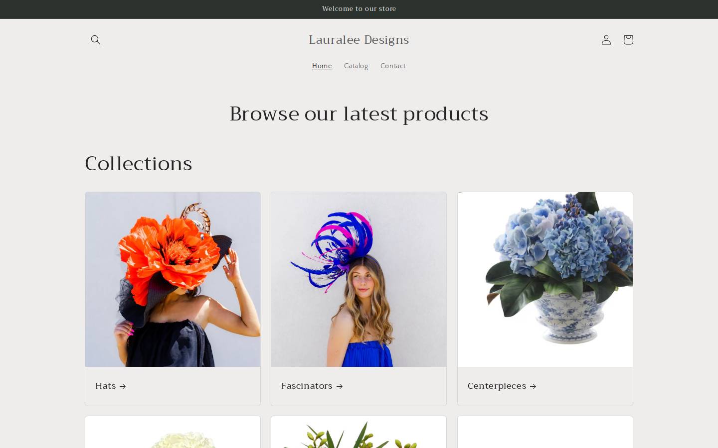 lauraleedesignsky.com homepage screenshot