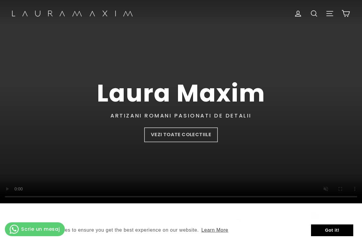 lauramaxim.ro homepage screenshot
