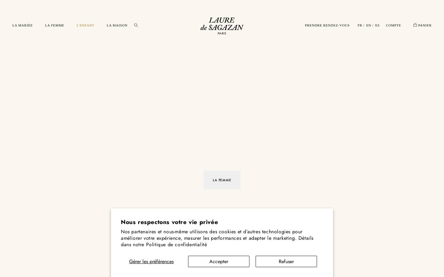 lauredesagazan.fr homepage screenshot