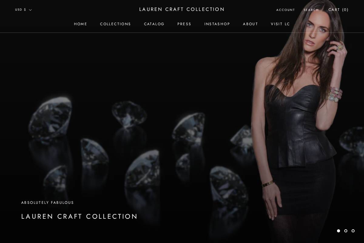 laurencraft.com homepage screenshot