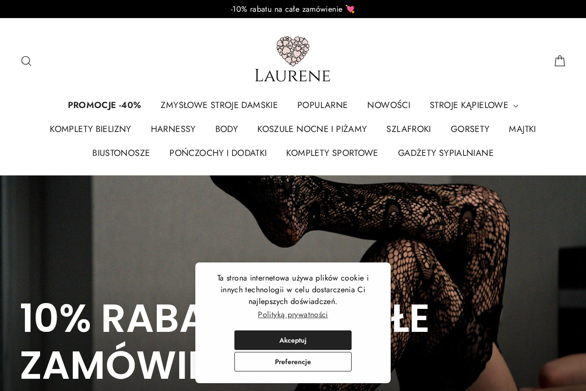 Laurene.pl homepage screenshot