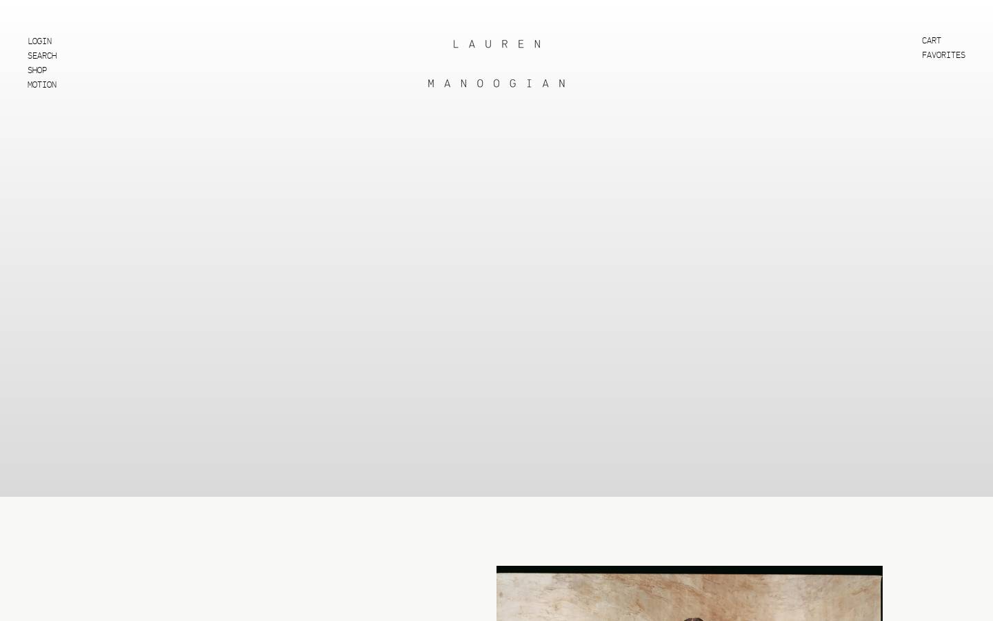 laurenmanoogian.com homepage screenshot