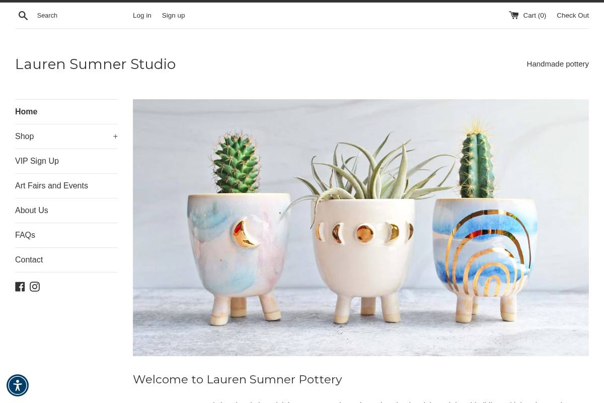 laurensumnerstudio.com homepage screenshot