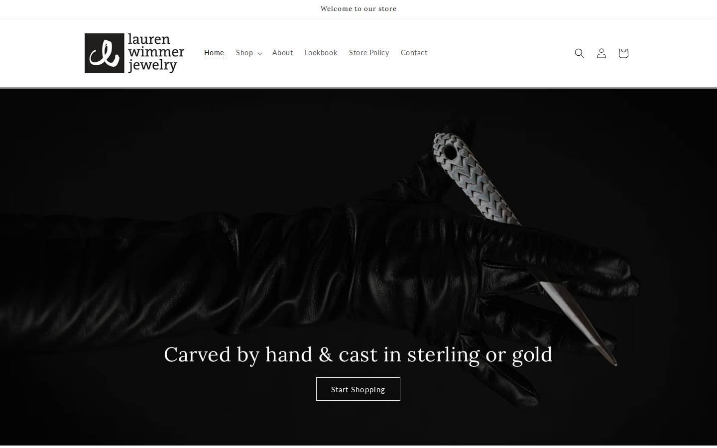 laurenwimmer.com homepage screenshot