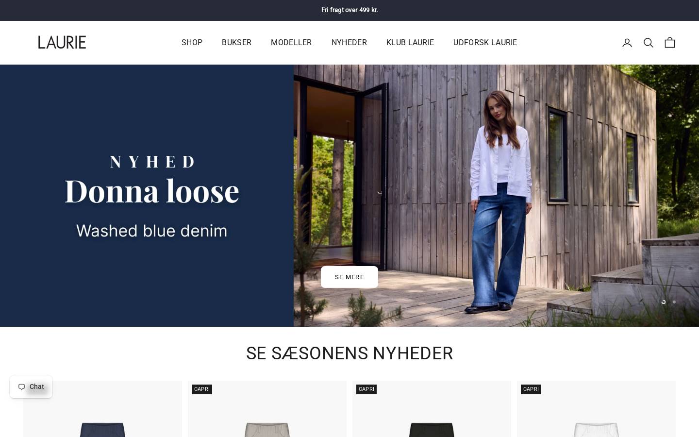 LAURIE homepage screenshot