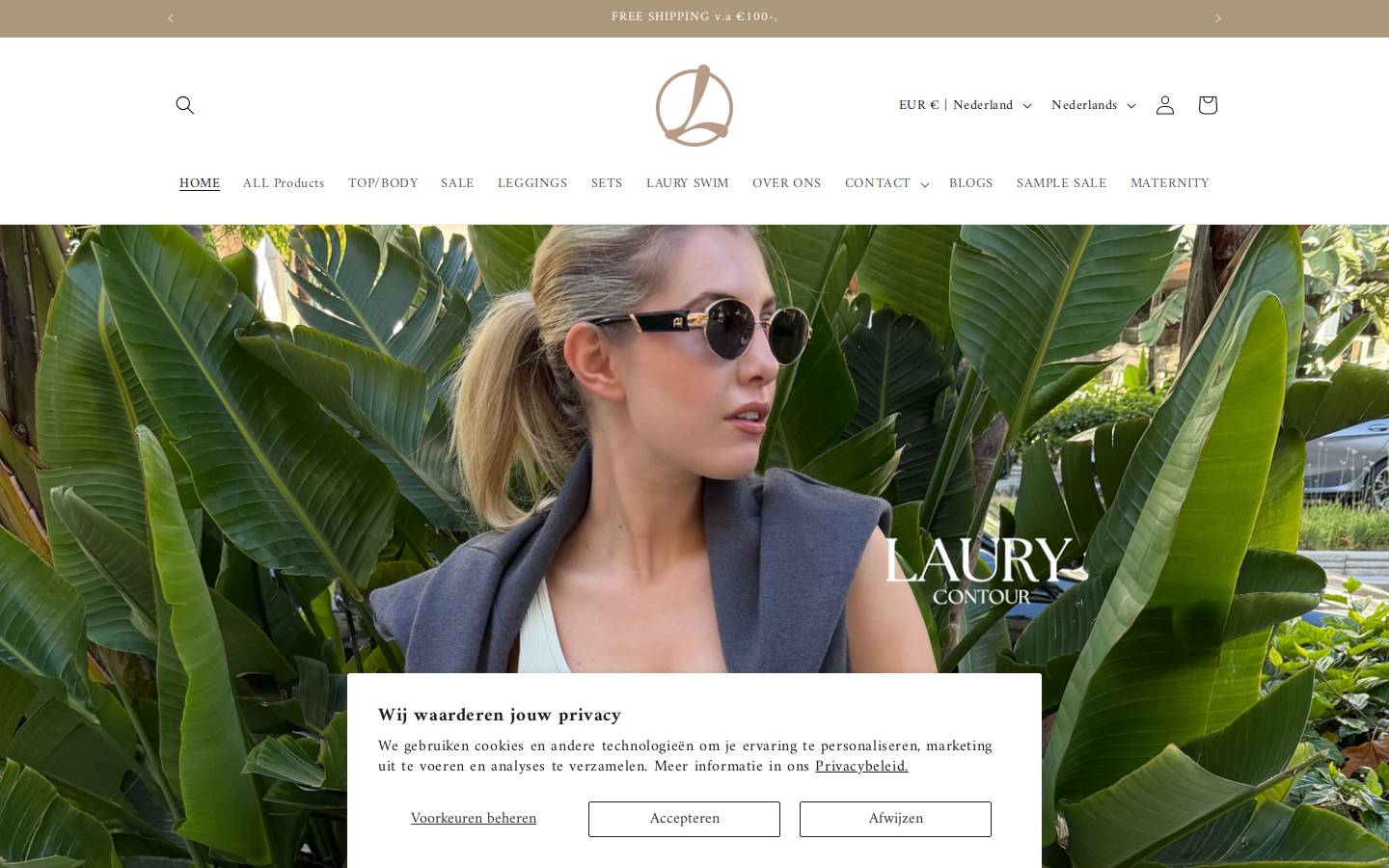 lauryswim.com homepage screenshot