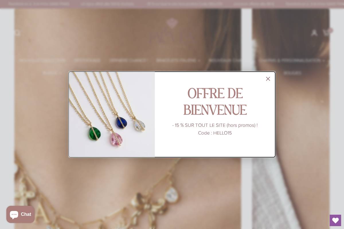LauVéA Boutique homepage screenshot