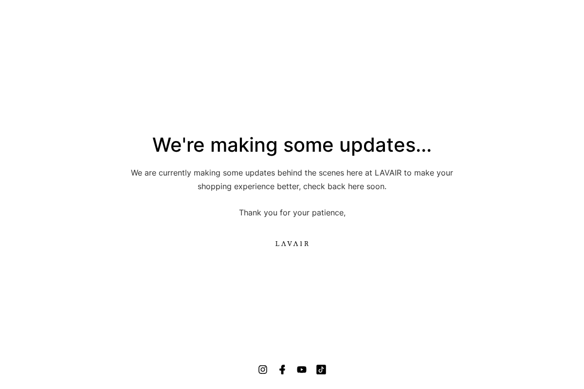 LAVAIR homepage screenshot