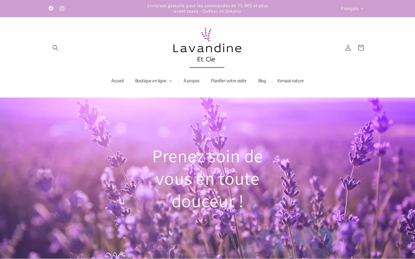 lavandineetcie.com homepage screenshot
