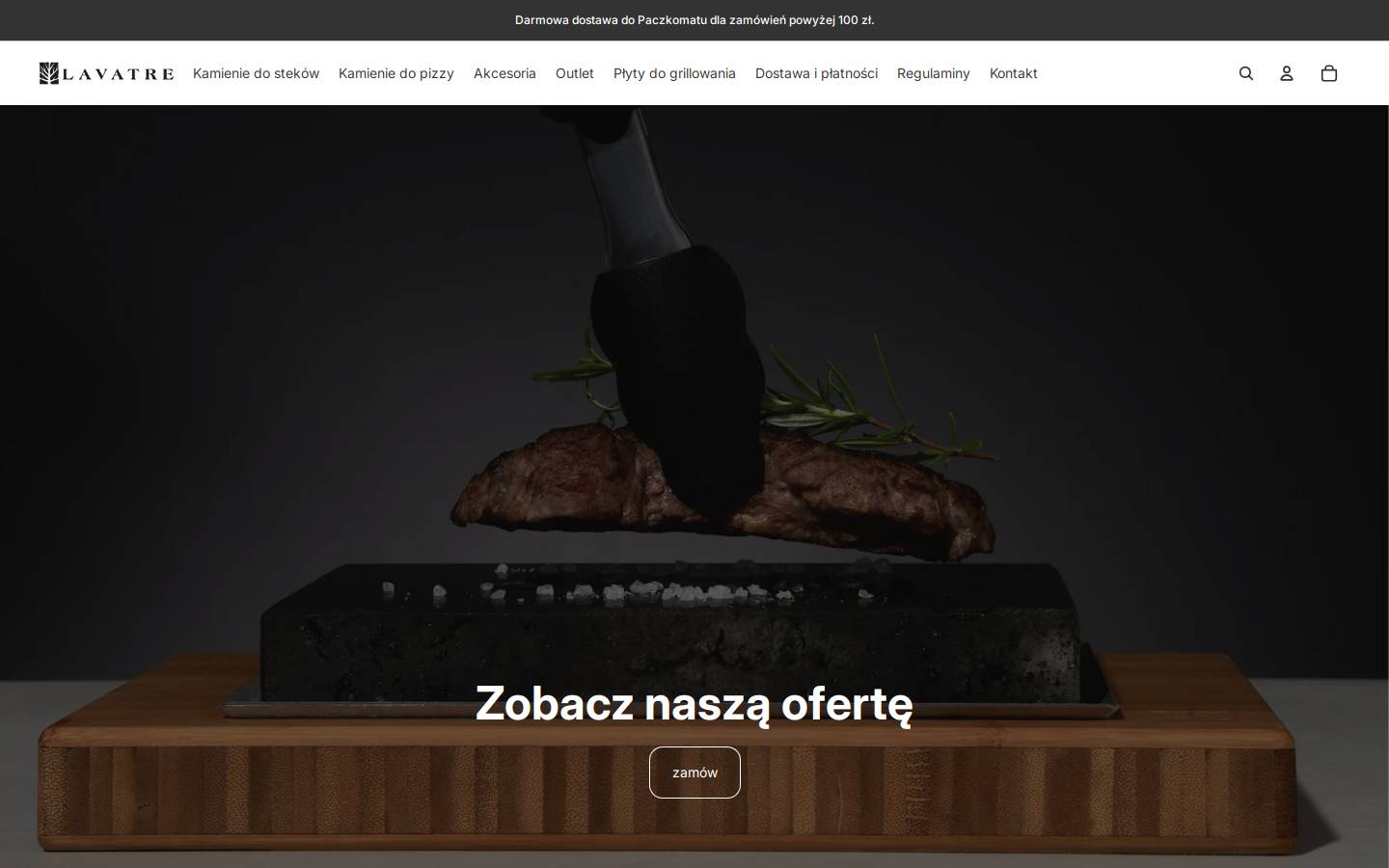 lavatre.com homepage screenshot