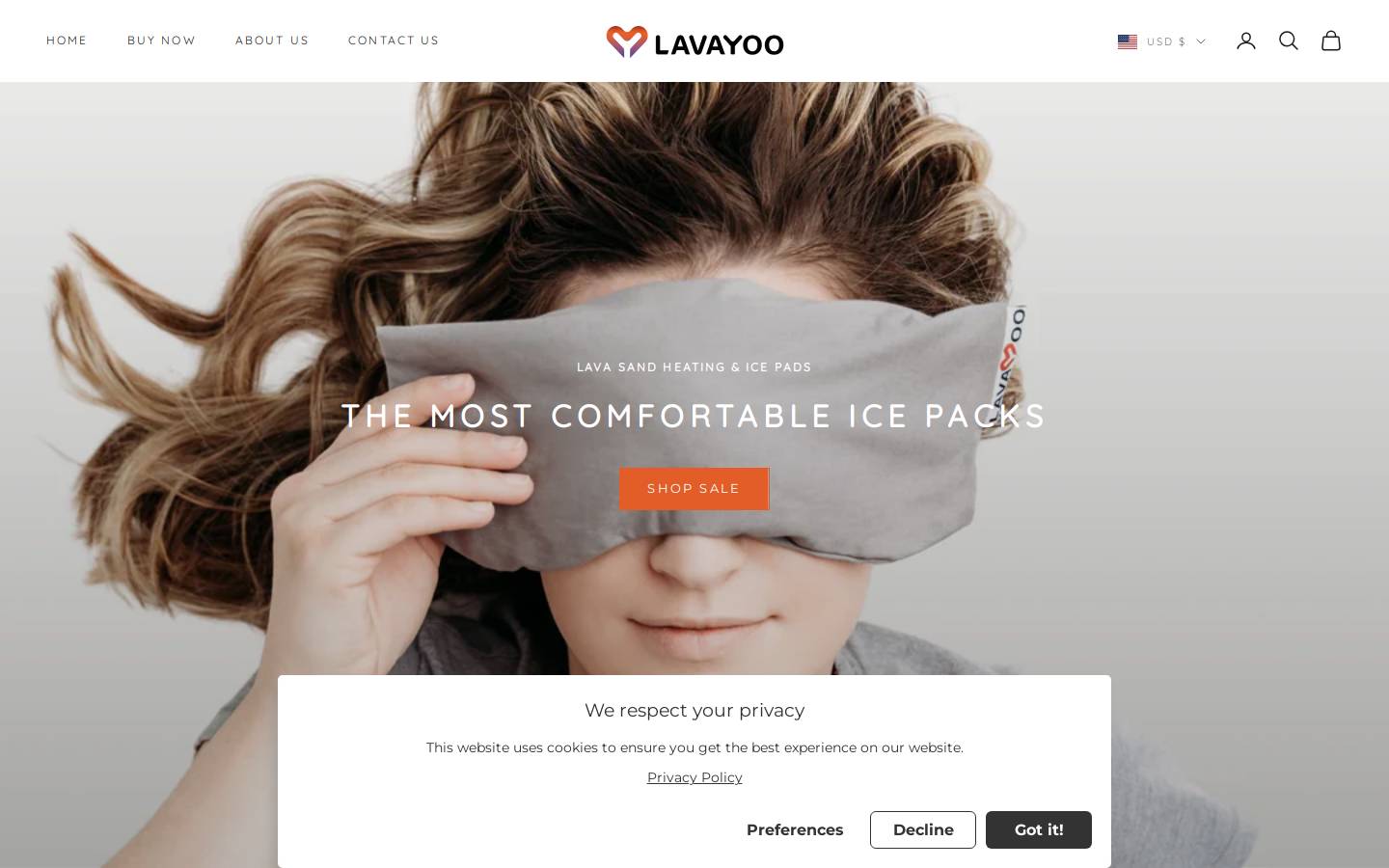 lavayoo.com homepage screenshot