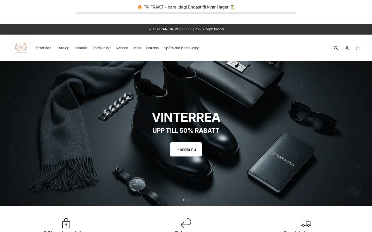 laveinne.store homepage screenshot