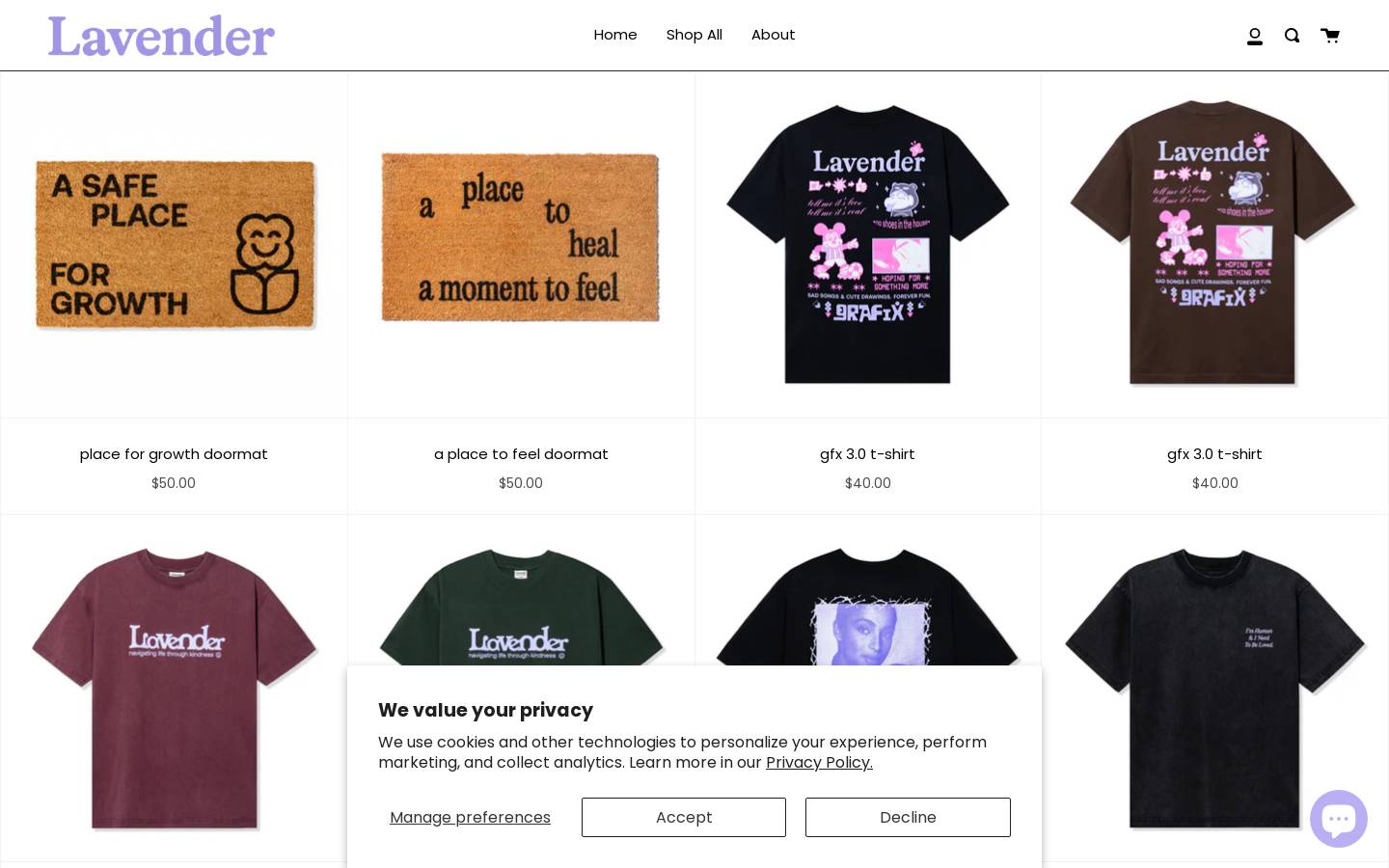 lavender.studio homepage screenshot