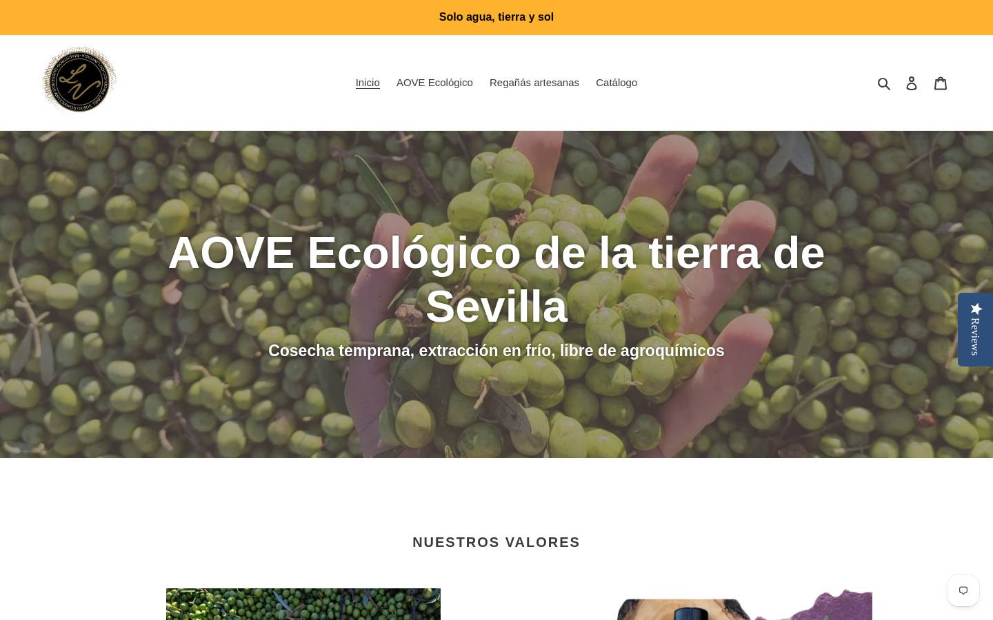 Lavereaandaluza homepage screenshot