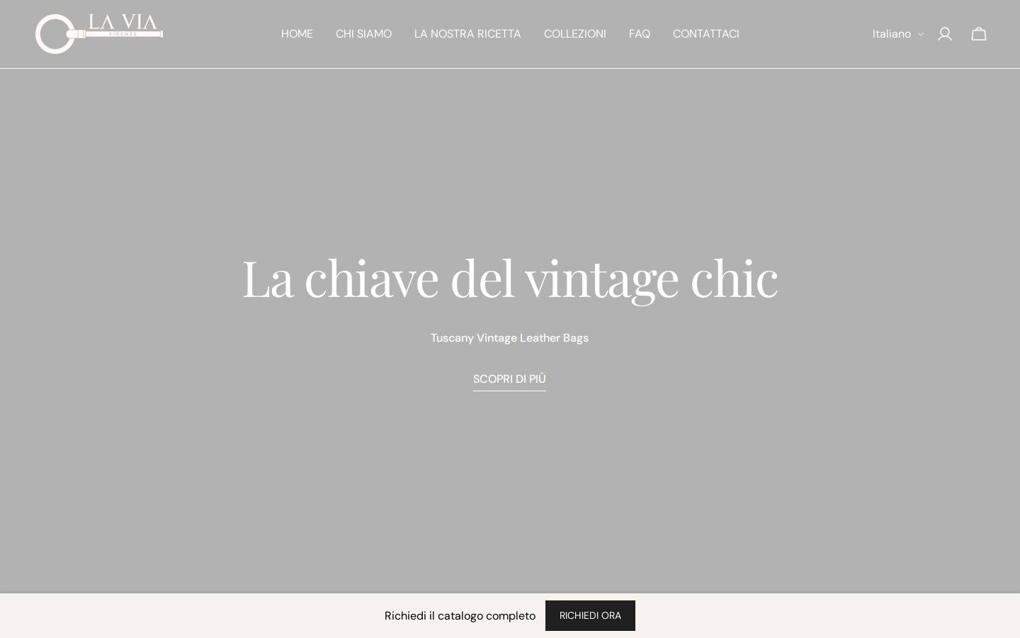 laviafirenze.com homepage screenshot