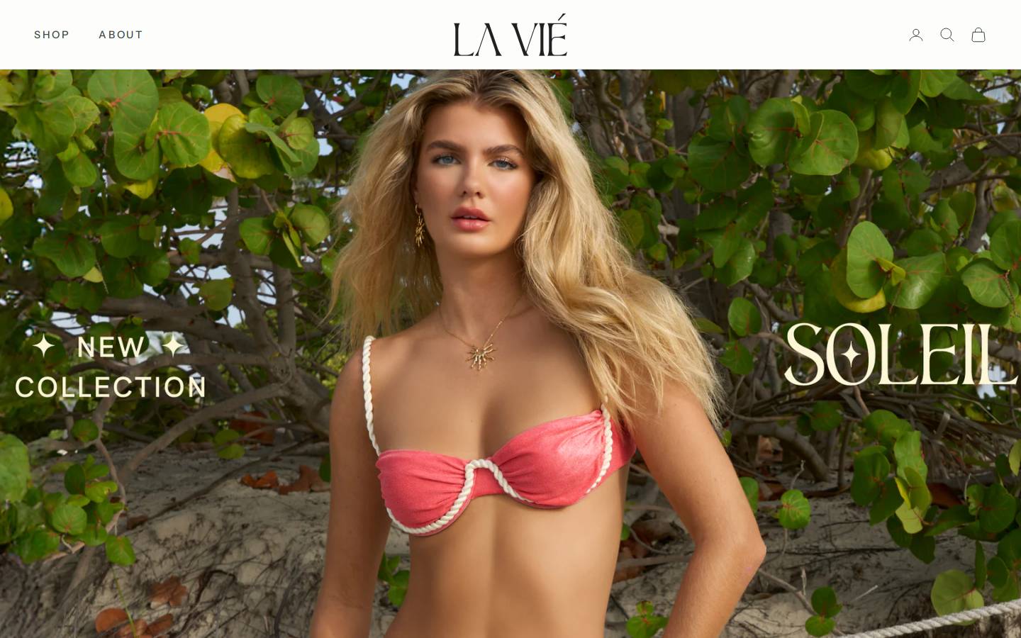 lavieswim.com homepage screenshot