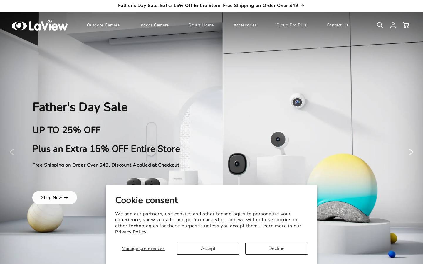 Laviewusa homepage screenshot