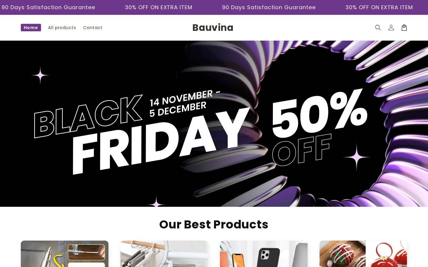 lavinau.com homepage screenshot
