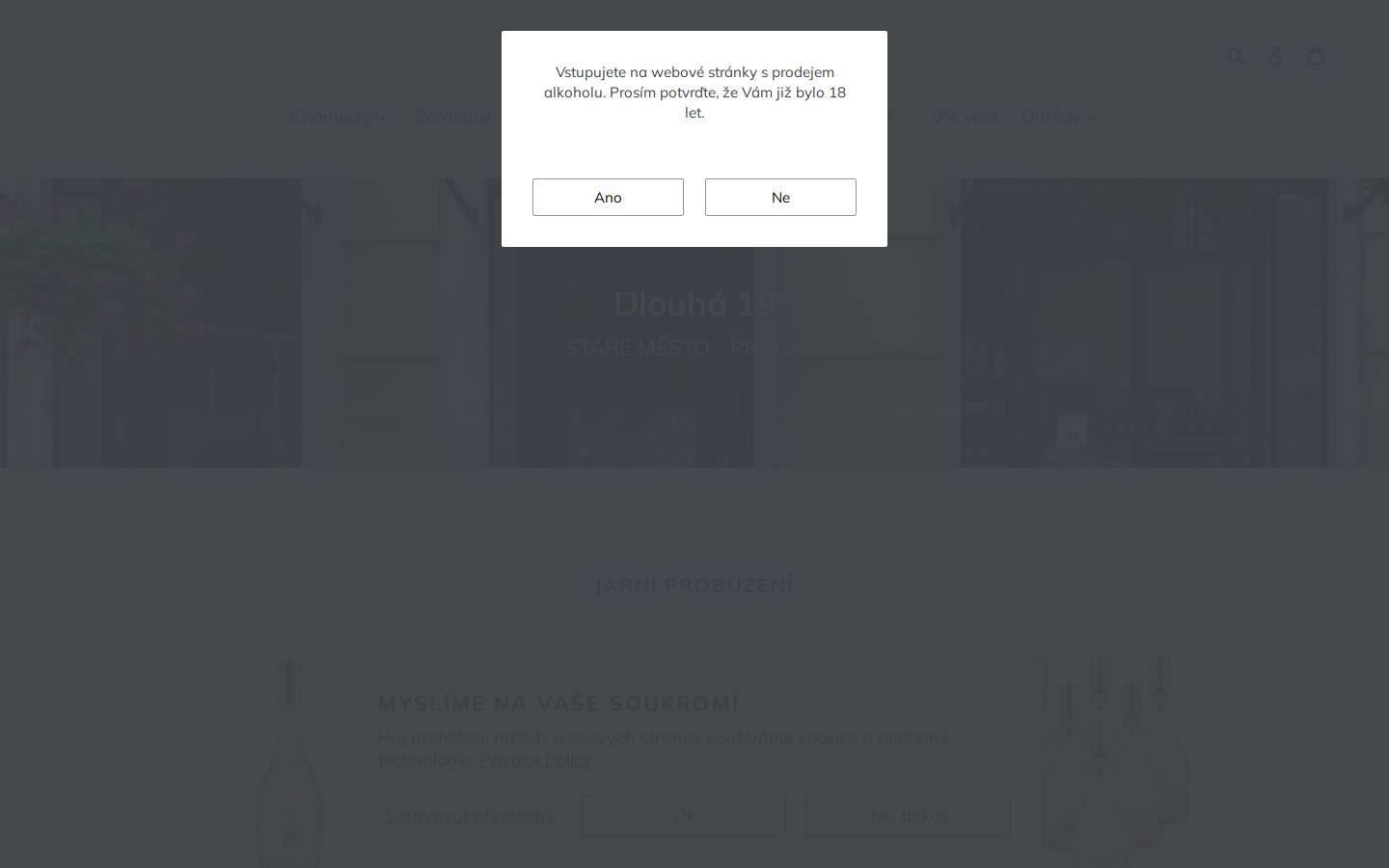 lavinoteka.cz homepage screenshot