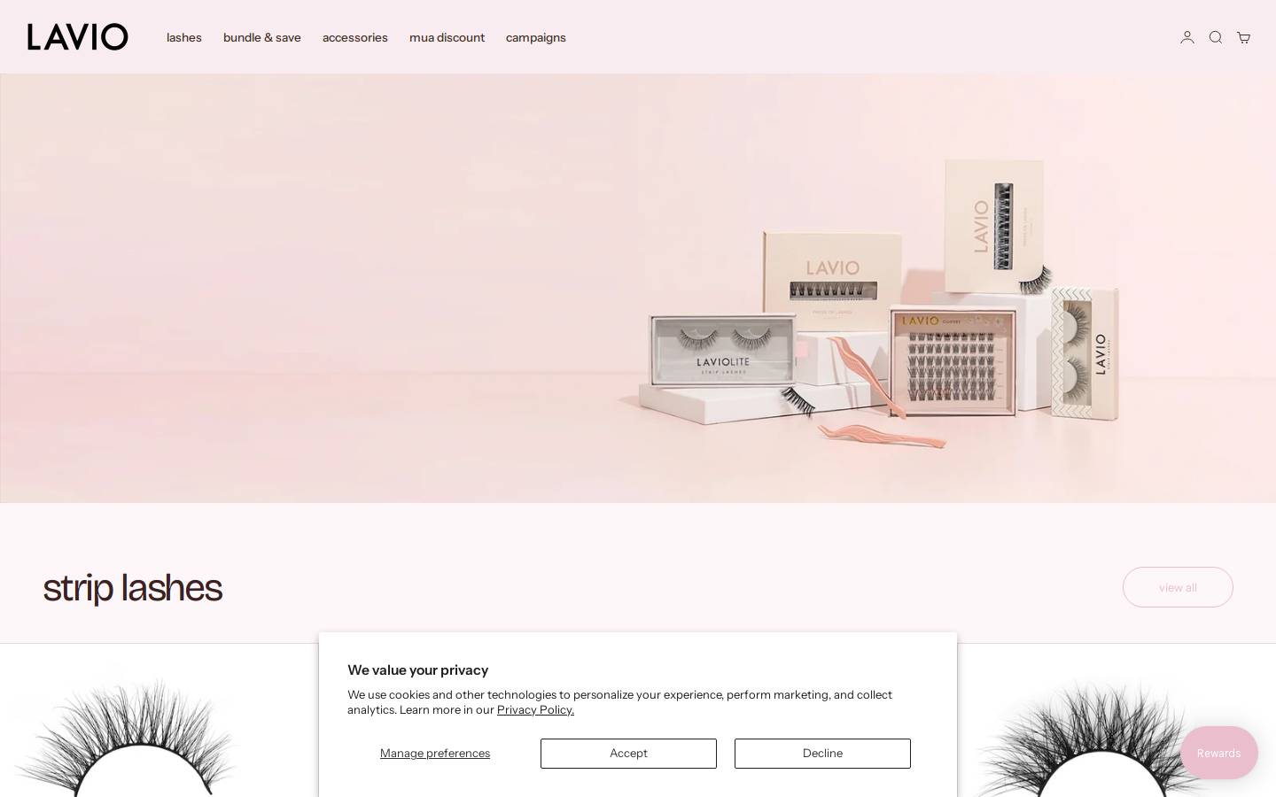 lavio.com.au homepage screenshot