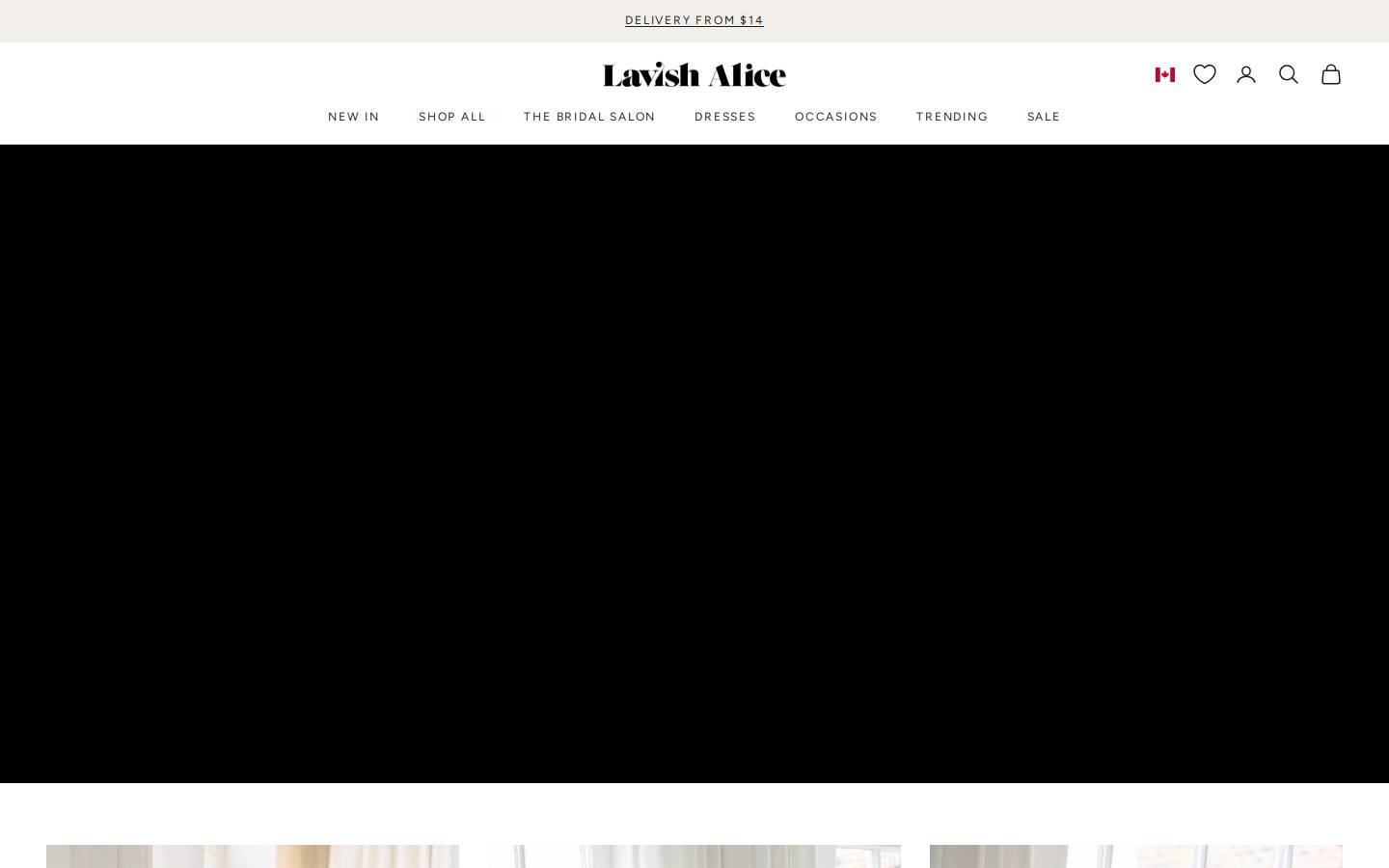 Lavish Alice homepage screenshot