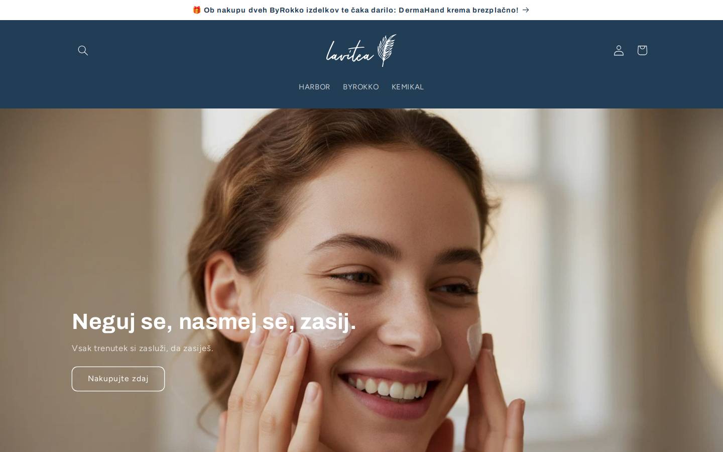 lavitea.com homepage screenshot