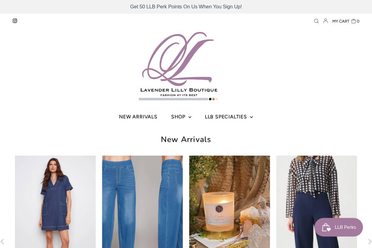 lavlb.com homepage screenshot