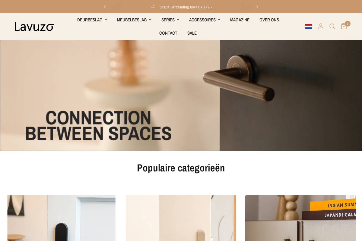 Lavuzo homepage screenshot