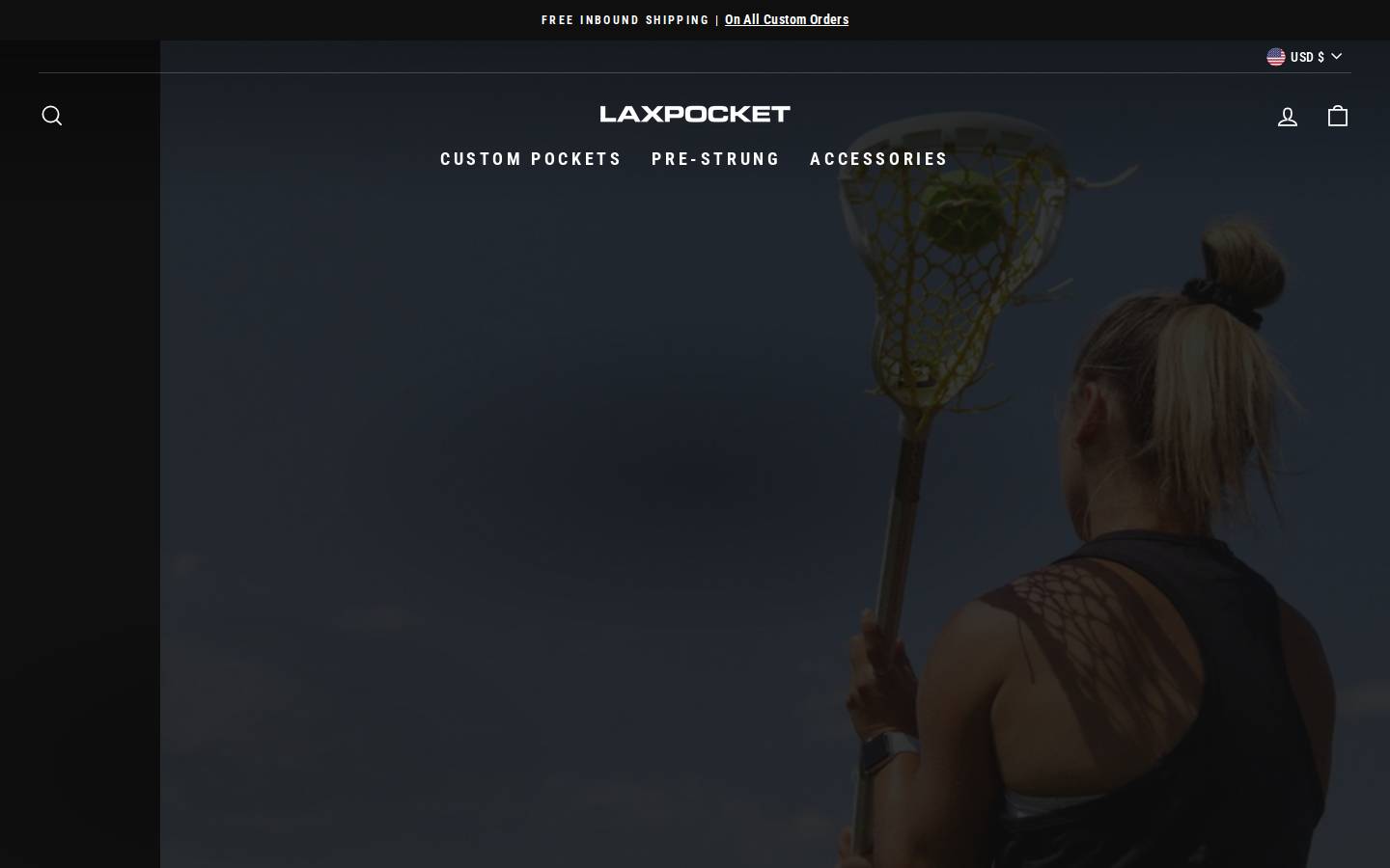 laxpocket.com homepage screenshot