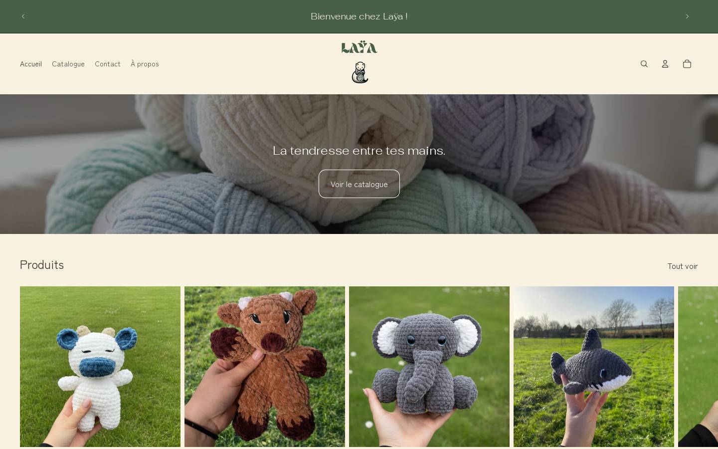 laya-creation.com homepage screenshot