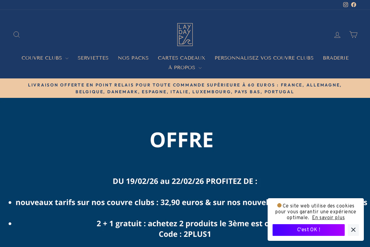 Laydayshop homepage screenshot