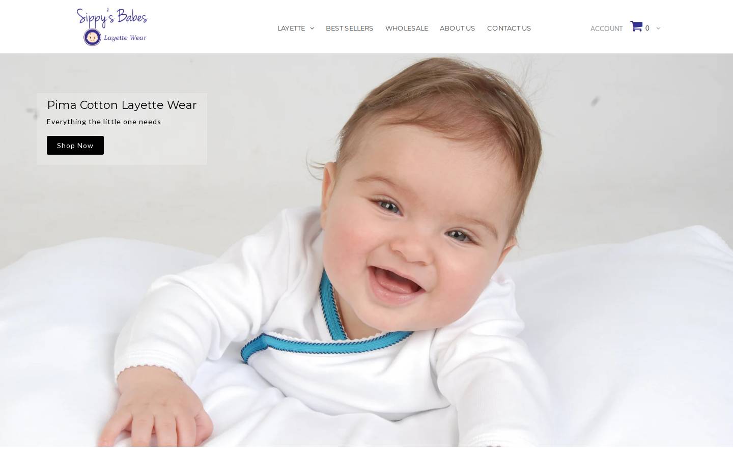 layettewear.com homepage screenshot