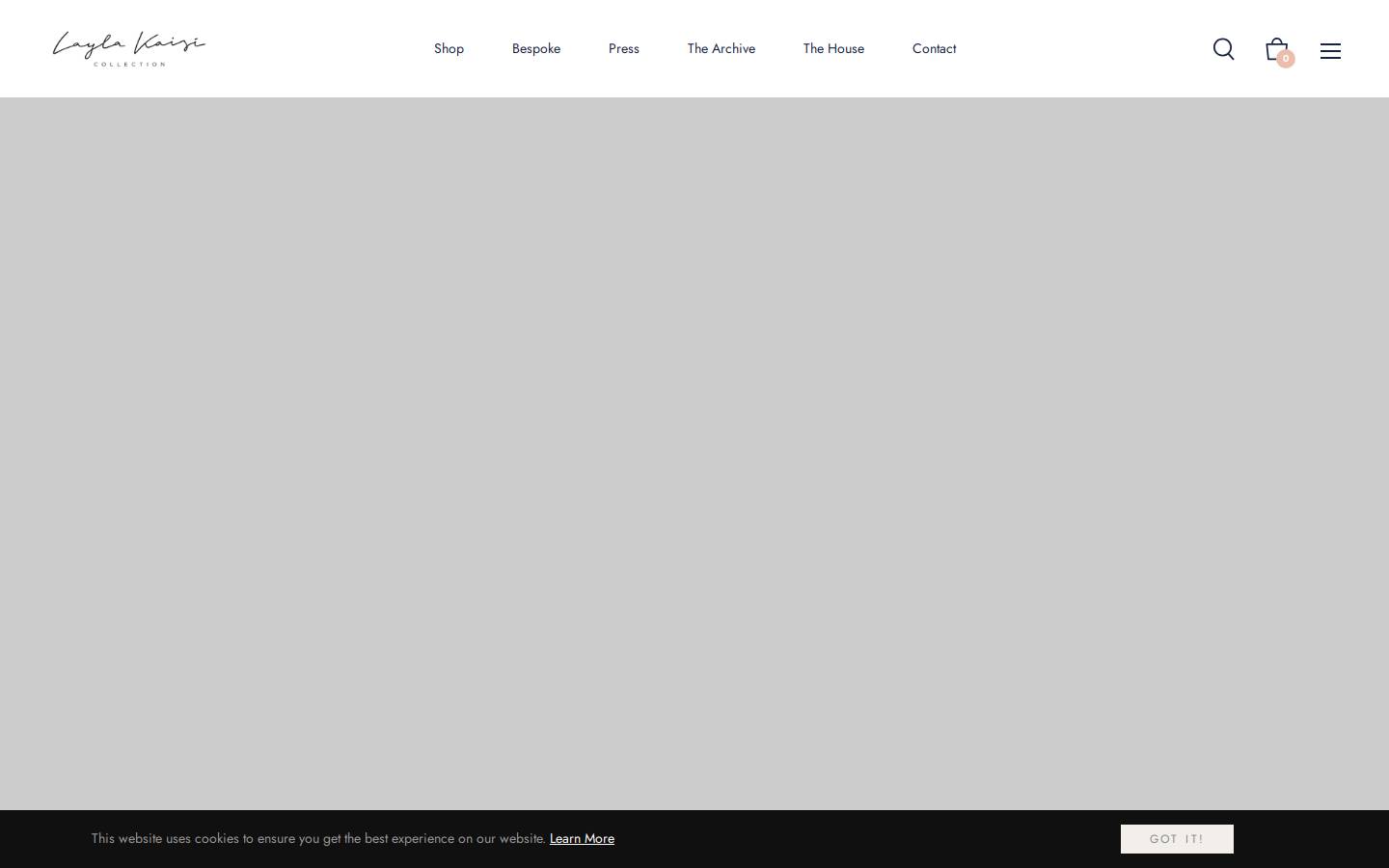 laylakaisicollection.com homepage screenshot