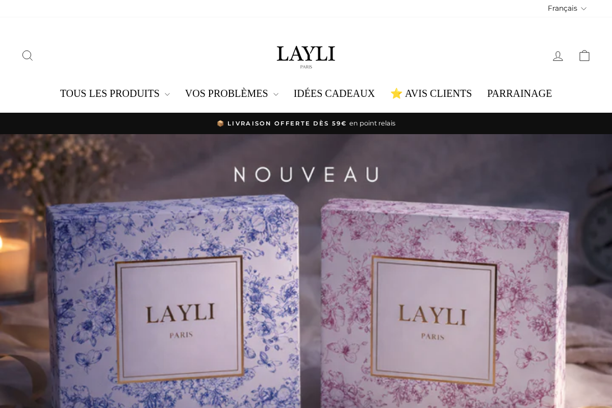 Layli homepage screenshot