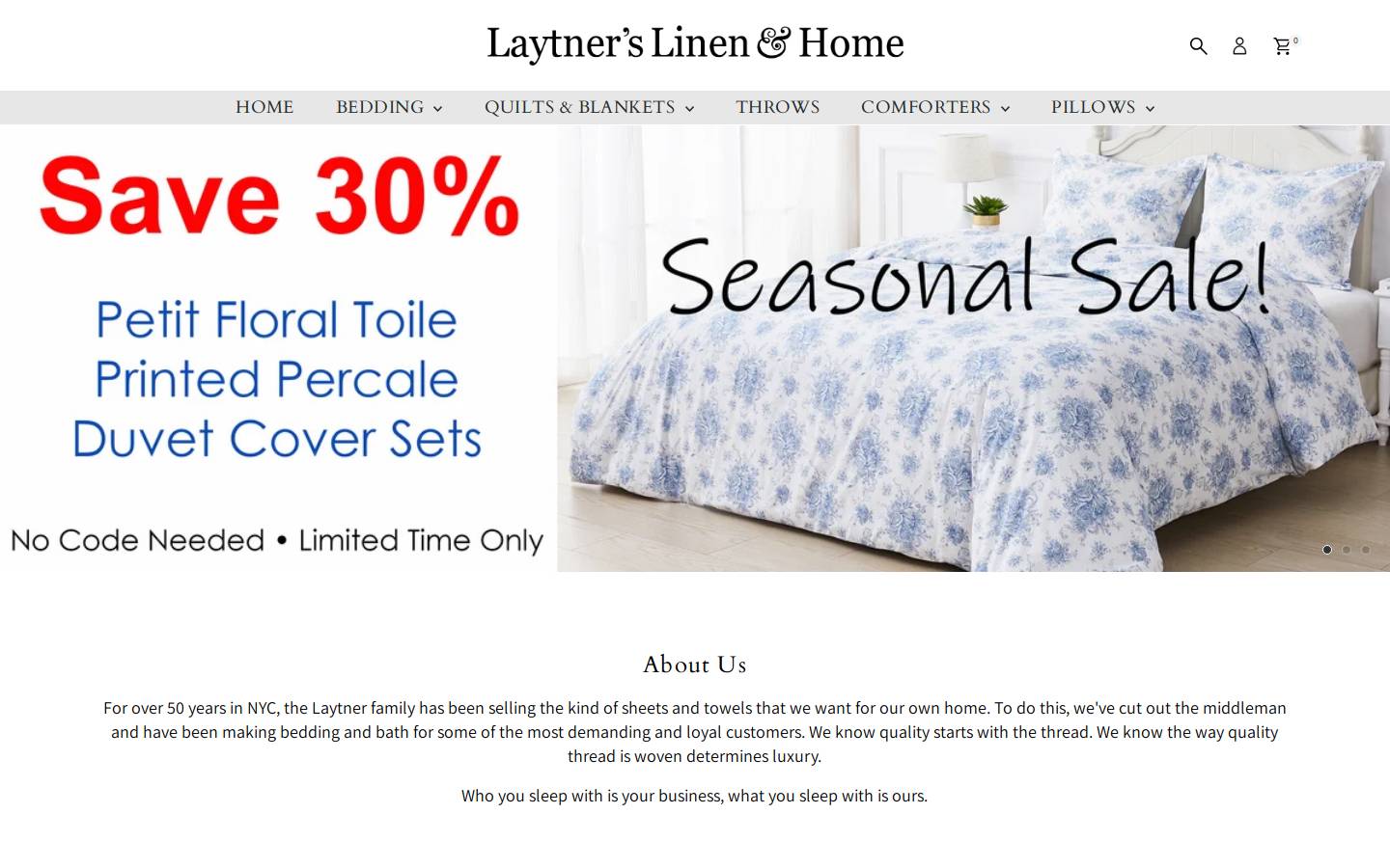 laytners.com homepage screenshot