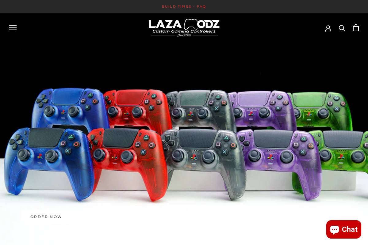 lazamodz.com homepage screenshot