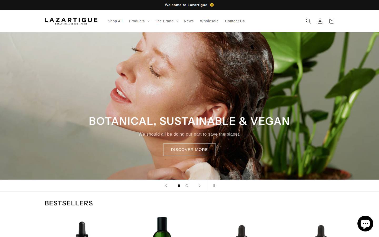 lazartigue.co homepage screenshot