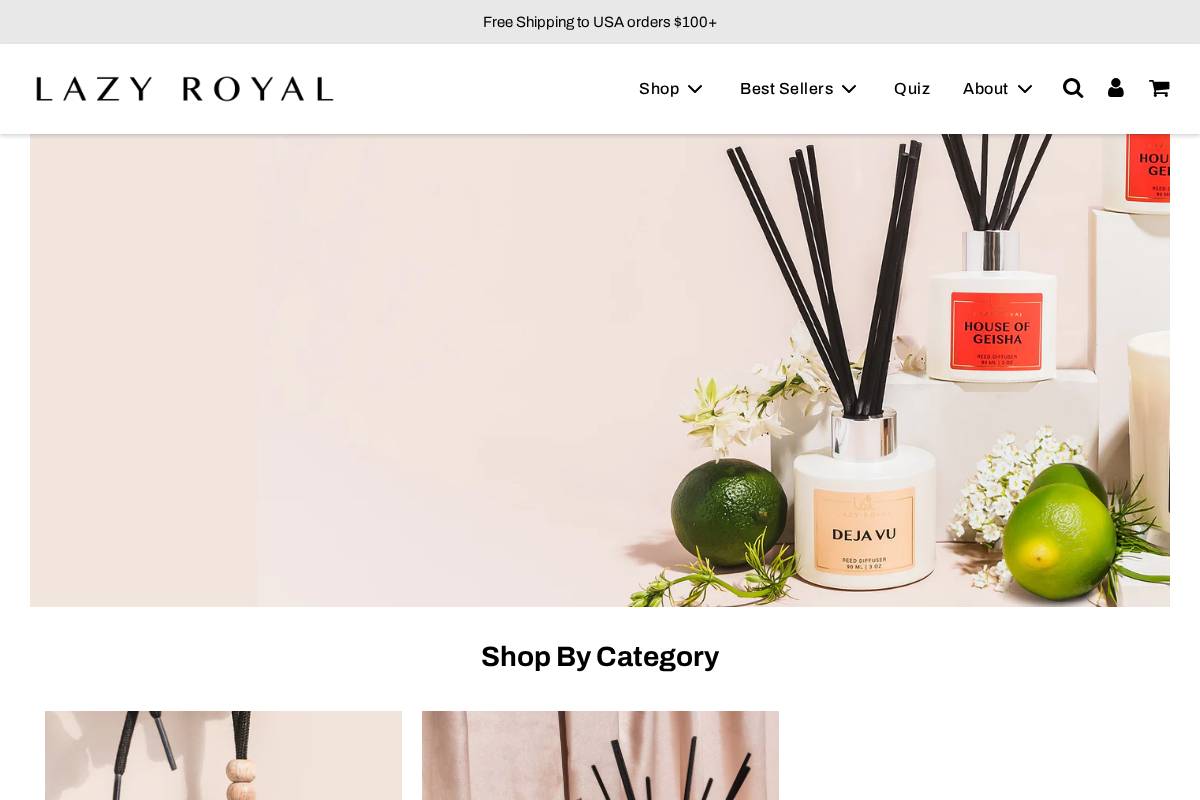 lazyroyal.com homepage screenshot