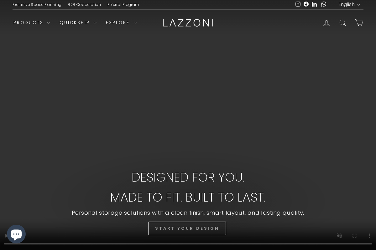 Lazzoni Nederland homepage screenshot