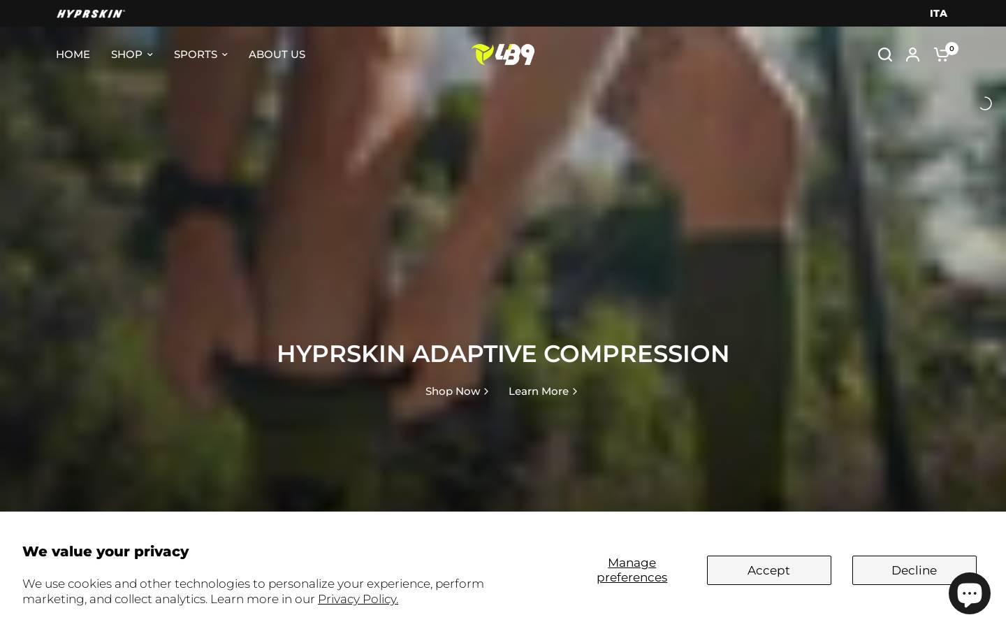 LB9 Brand homepage screenshot