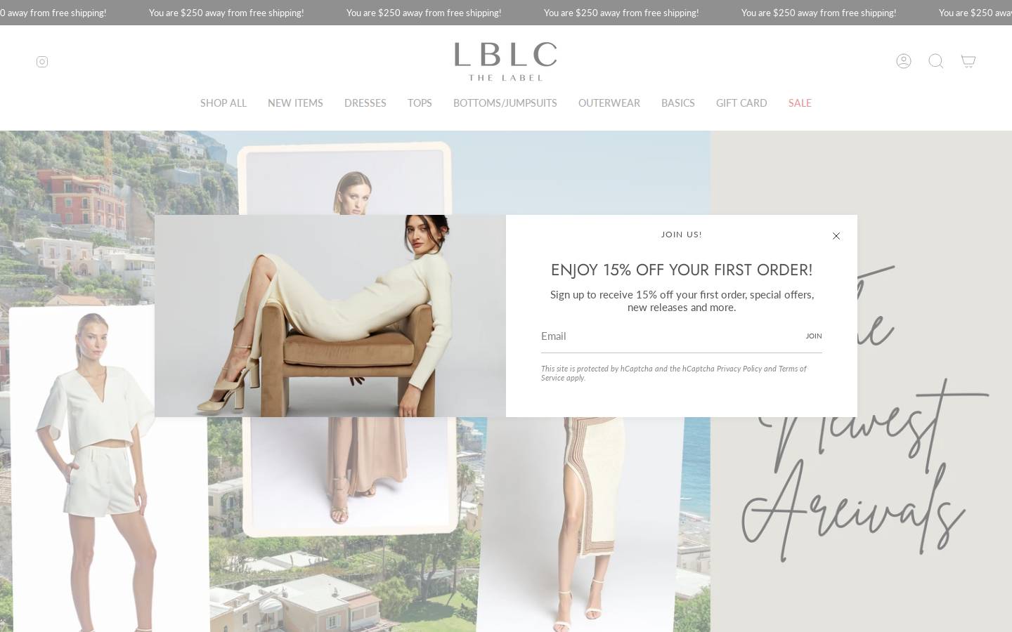 lblcthelabel.com homepage screenshot