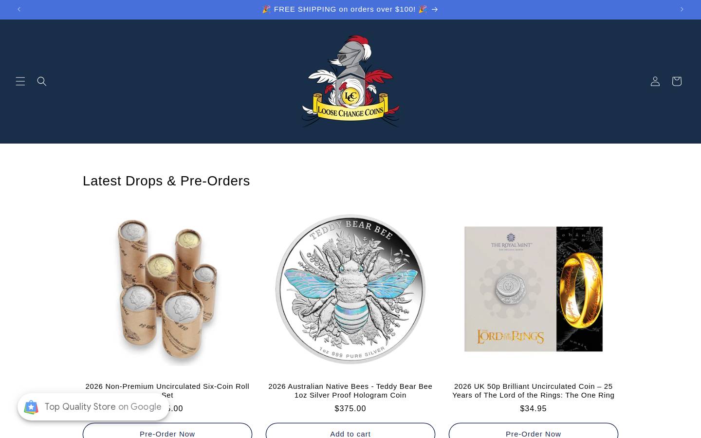 lccoins.com homepage screenshot
