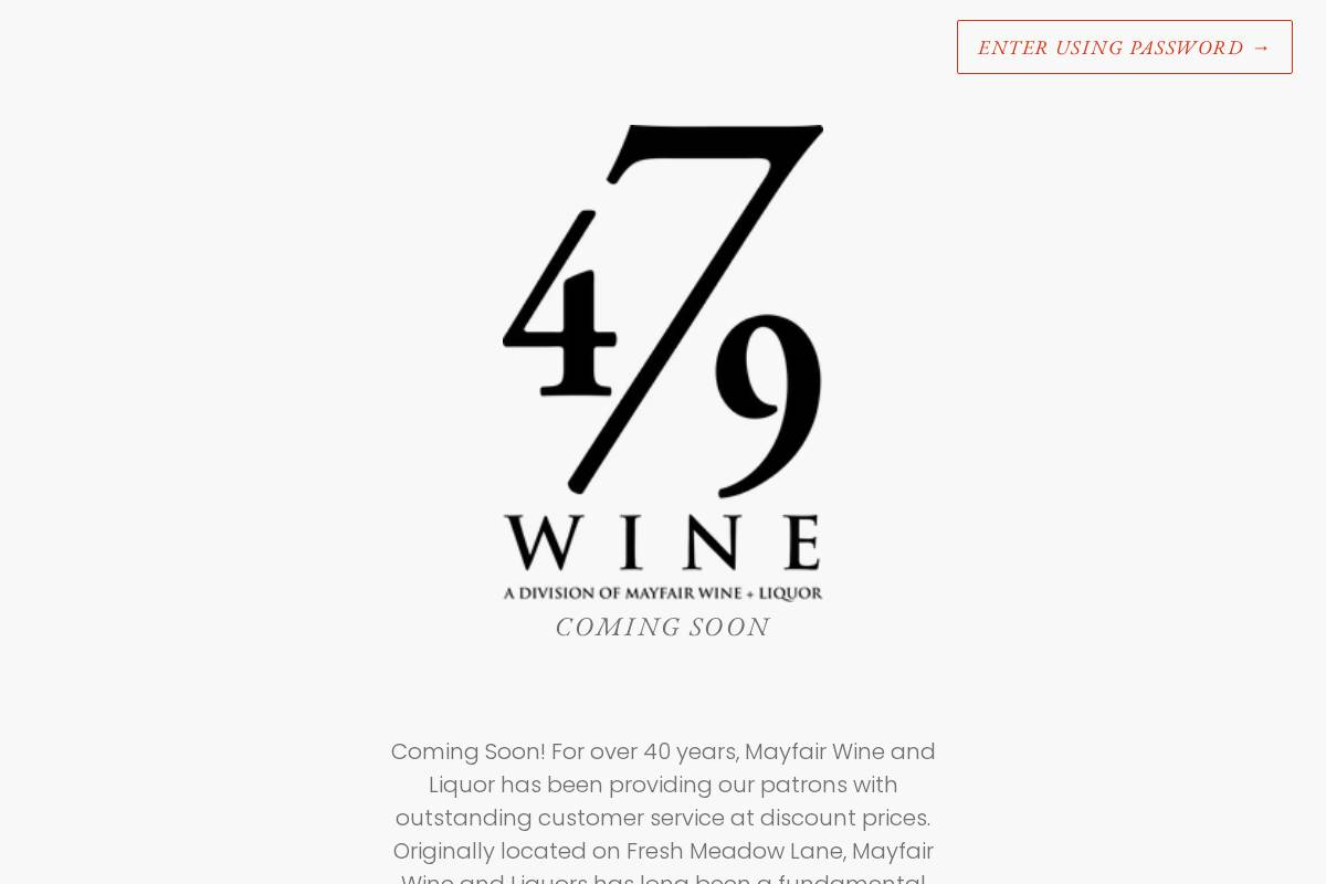 lchaimwines.com homepage screenshot