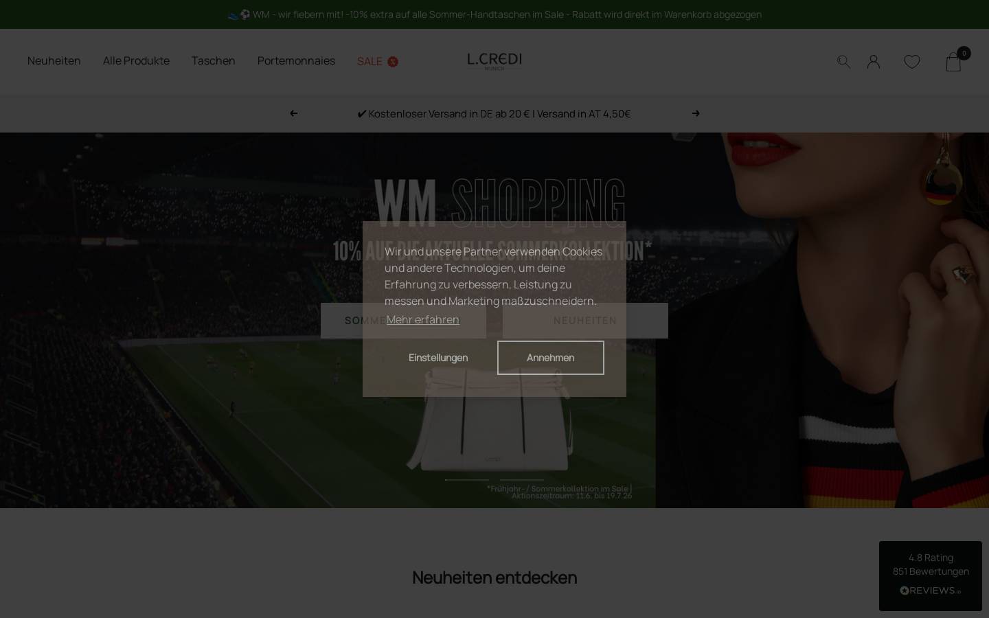lcredi.de homepage screenshot