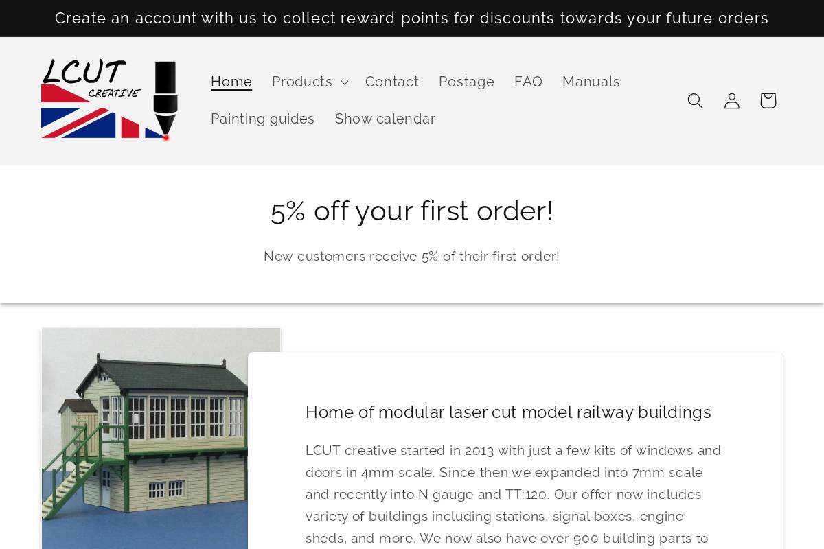 lcut.co.uk homepage screenshot